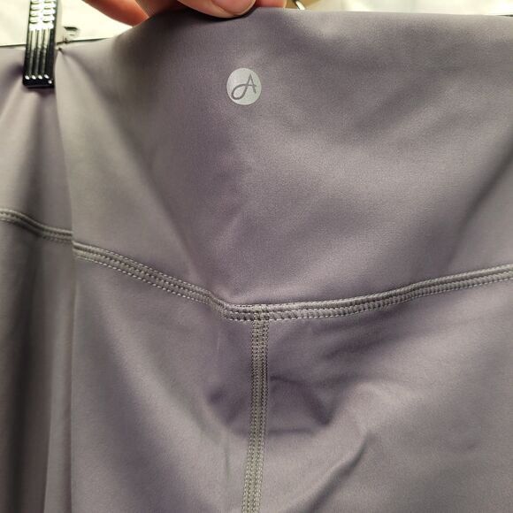 Women Bootcut Yoga High Waist Casual Pants Flare Leggings Gray Size XX-Large - Picture 5 of 9